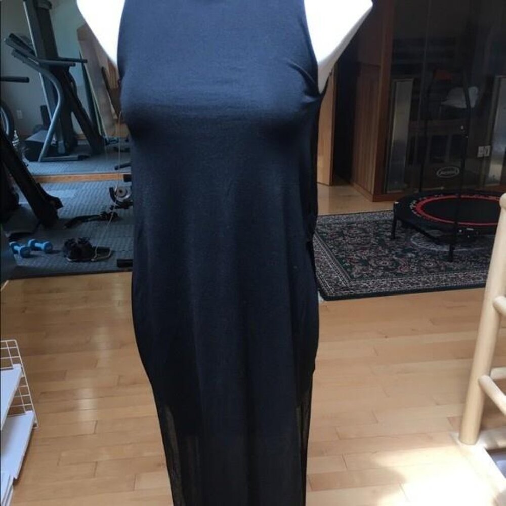 Zara NWOT  dress with sheet overaly